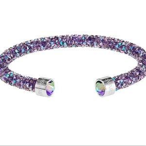 Swarovski purple crystal dust bracelet